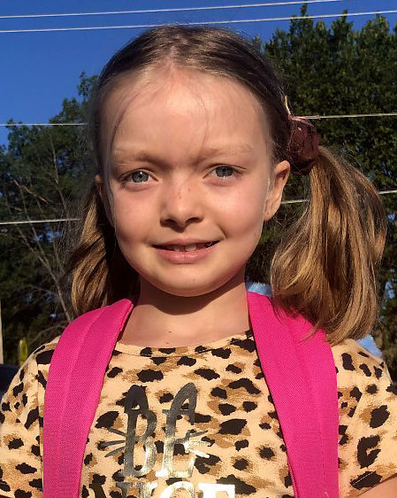 Kylee Bealmear, 7, Blue Ridge Elementary School, second grade